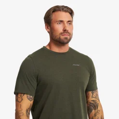 Performance Soft Mesh T-shirt Herren Forest Night
