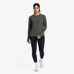 Progress Active Soft Long-sleeved T-shirt Damen Kambaba Green