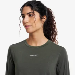 Progress Active Soft Long-sleeved T-shirt Damen Kambaba Green