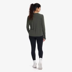 Progress Active Soft Long-sleeved T-shirt Damen Kambaba Green