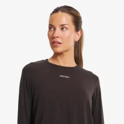 Progress Active Soft Long-sleeved T-shirt Damen Espresso