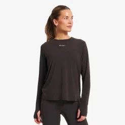 Progress Active Soft Long-sleeved T-shirt Damen Espresso