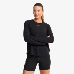 Progress Active Soft Long-sleeved T-shirt Damen Black