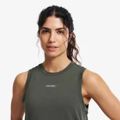 Progress Active Soft Tank Top Damen Kambaba Green