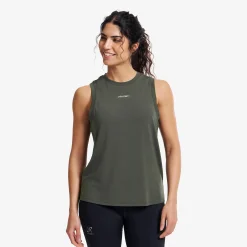 Progress Active Soft Tank Top Damen Kambaba Green