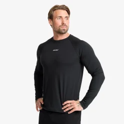 Pulse Running Long-sleeved T-shirt Herren Black