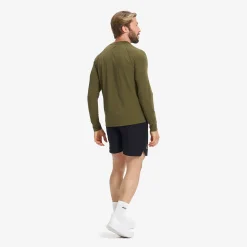 Pulse Running Long-sleeved T-shirt Herren Dark Olive