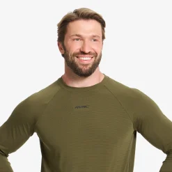 Pulse Running Long-sleeved T-shirt Herren Dark Olive