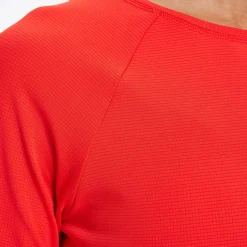 Pulse Running Long-Sleeved T-Shirt Damen Fiery Red