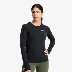 Pulse Running Long-Sleeved T-Shirt Damen Black