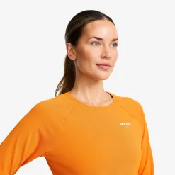 Pulse Running Long-Sleeved T-Shirt Damen Desert Sun