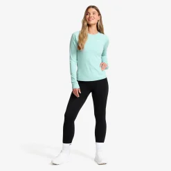 Pulse Running Long-Sleeved T-Shirt Damen Gray Mist