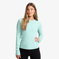 Pulse Running Long-Sleeved T-Shirt Damen Gray Mist