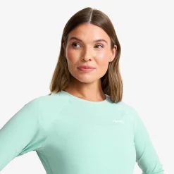 Pulse Running Long-Sleeved T-Shirt Damen Gray Mist
