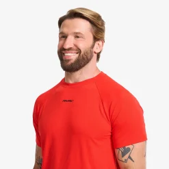 Pulse Running T-shirt Herren Fiery Red