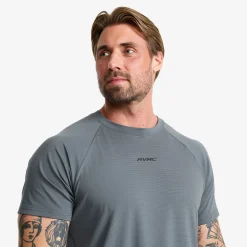 Pulse Running T-shirt Herren Turbulence Blue