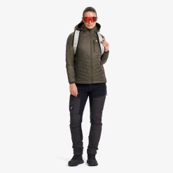 Radical Insulate Jacket Damen Grape Leaf/Forest Night