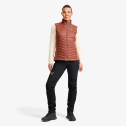 Radical Insulate Vest Damen Pink Mahogany