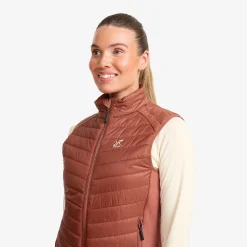 Radical Insulate Vest Damen Pink Mahogany
