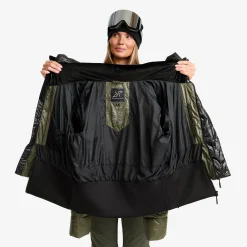 Raise Puffer Ski Jacket Damen Kambaba Green