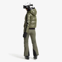 Raise Puffer Ski Jacket Damen Kambaba Green