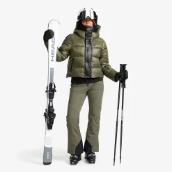 Raise Puffer Ski Jacket Damen Kambaba Green