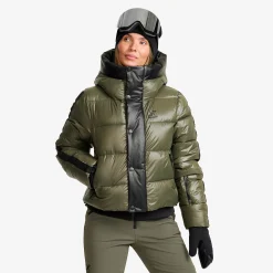 Raise Puffer Ski Jacket Damen Kambaba Green