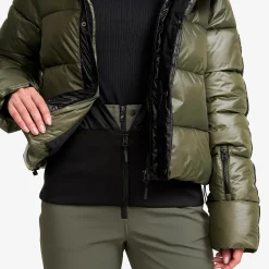 Raise Puffer Ski Jacket Damen Kambaba Green