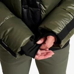 Raise Puffer Ski Jacket Damen Kambaba Green