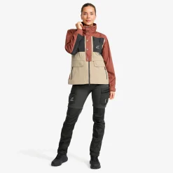 Rambler Lightweight Pro Jacket Damen Pink Mahogany/Aluminium