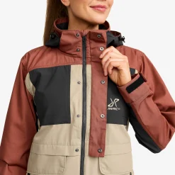 Rambler Lightweight Pro Jacket Damen Pink Mahogany/Aluminium