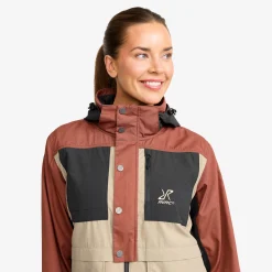 Rambler Lightweight Pro Jacket Damen Pink Mahogany/Aluminium
