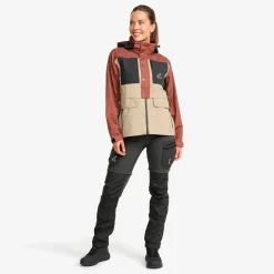 Rambler Lightweight Pro Jacket Damen Pink Mahogany/Aluminium