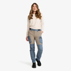 Rambler Lightweight Zip-off Pants Damen Stormy Weather/Brindle