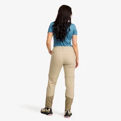 Range Pro Stretch T Zip-off Pants Damen Aluminium/Brindle