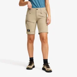 Range Pro Stretch T Zip-off Pants Damen Aluminium/Brindle