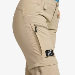 Range Pro Stretch T Zip-off Pants Damen Aluminium/Brindle
