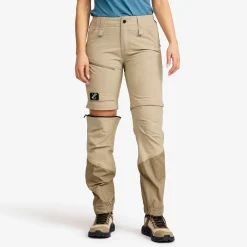 Range Pro Stretch T Zip-off Pants Damen Aluminium/Brindle