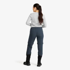 Range Pro Stretch T Zip-off Pants Damen Blueberry/Black