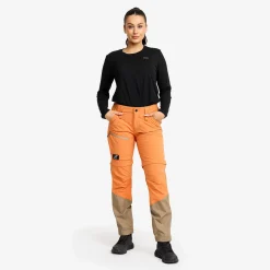 Range Pro Stretch T Zip-off Pants Damen Caramel/Brindle