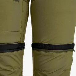 Range Pro Stretch T Zip-off Pants Damen Burnt Olive/Anthracite