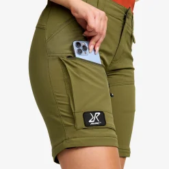 Range Pro Stretch T Zip-off Pants Damen Burnt Olive/Anthracite
