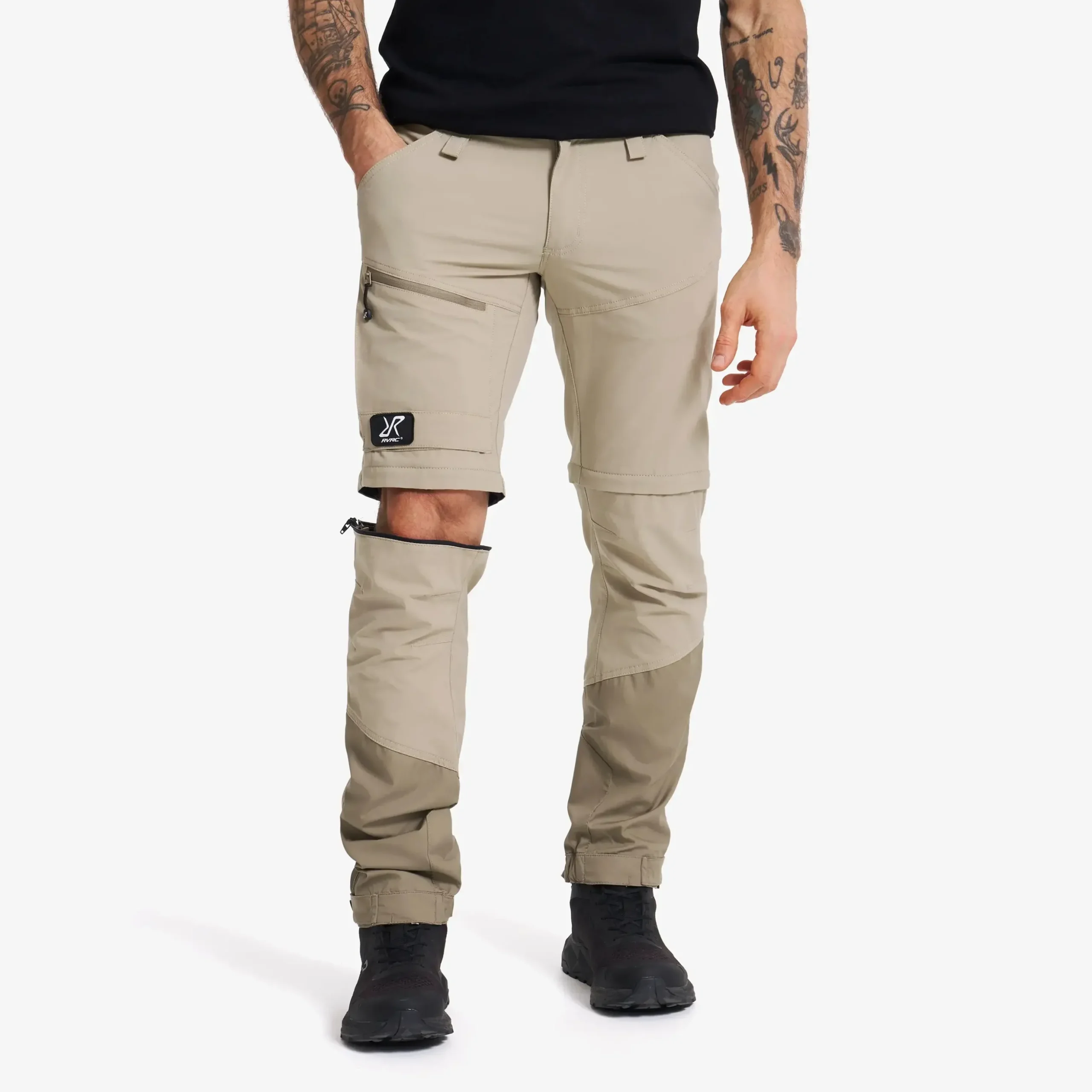 Range Pro Stretch T Zip-off Pants Herren Aluminium/Brindle
