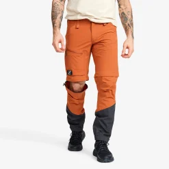 Range Pro Stretch T Zip-off Pants Herren Teracotta Brown/Anthracite