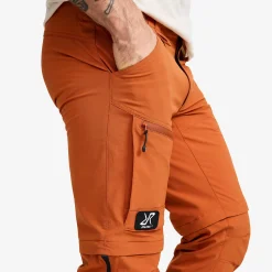 Range Pro Stretch T Zip-off Pants Herren Teracotta Brown/Anthracite