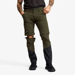 Range Pro Stretch T Zip-off Pants Herren Forest Night/Anthracite