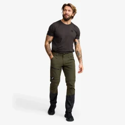 Range Pro Stretch T Zip-off Pants Herren Forest Night/Anthracite