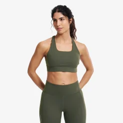 Rapid Medium Sports Bra Damen Kambaba Green