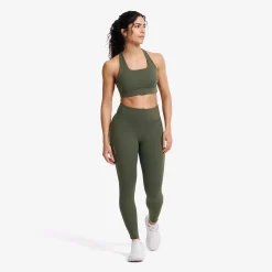 Rapid Medium Sports Bra Damen Kambaba Green
