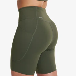 Rapid Pocket Biker Shorts Damen Kambaba Green